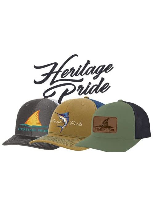 Heritage Pride HP Colorful Duck Mallard Mesh Back Embroidered Snapback Braid Rope Trucker Hat Baseball Cap