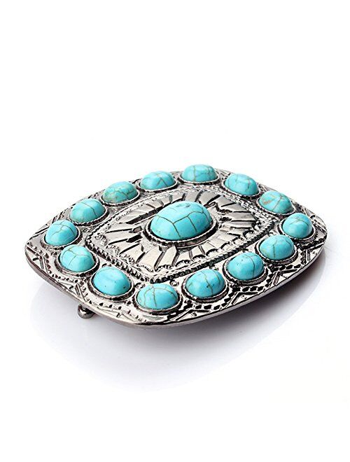 HUABOLA CALYN Turquoise belt buckle western buckles for ladies