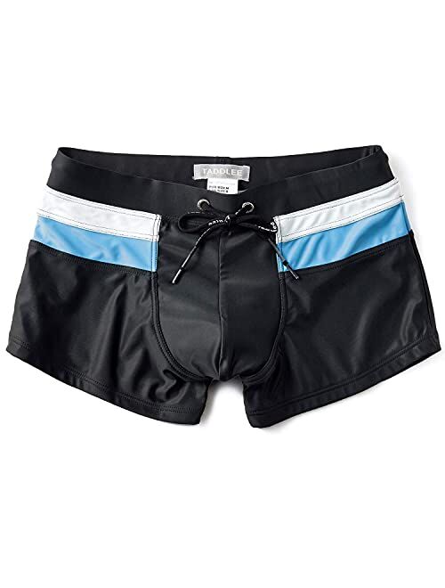 Taddlee Sexy Swimwear Men's Swimsuits Swim Boxer Briefs Square Cut Bathing Suits