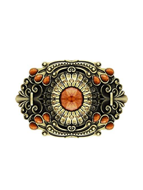 YOQUCOL Native American Belt Buckle Bronze Bohemian Indian Style Belts Buckle For Men