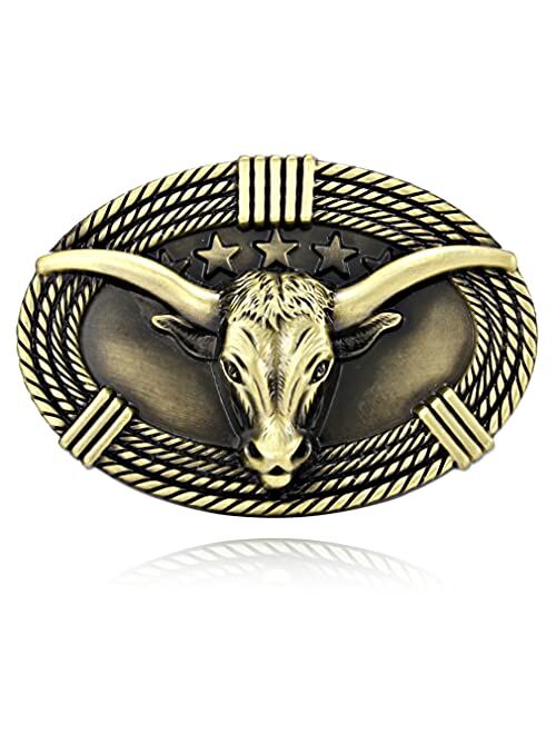 Generic Vintage Celtic Knot Belt Buckle, Western Cowboy Belt Buckle for Men and Women,Best Gift for Many Occasion