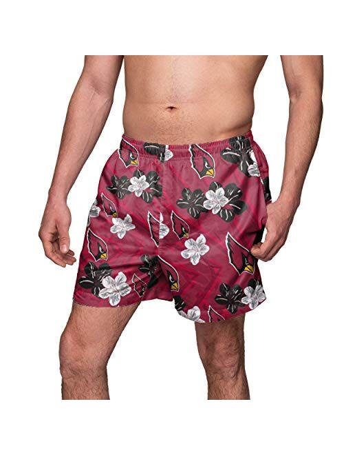 FOCO Men's Hibiscus Slim Fit 5.5" Suit Swimming Trunks