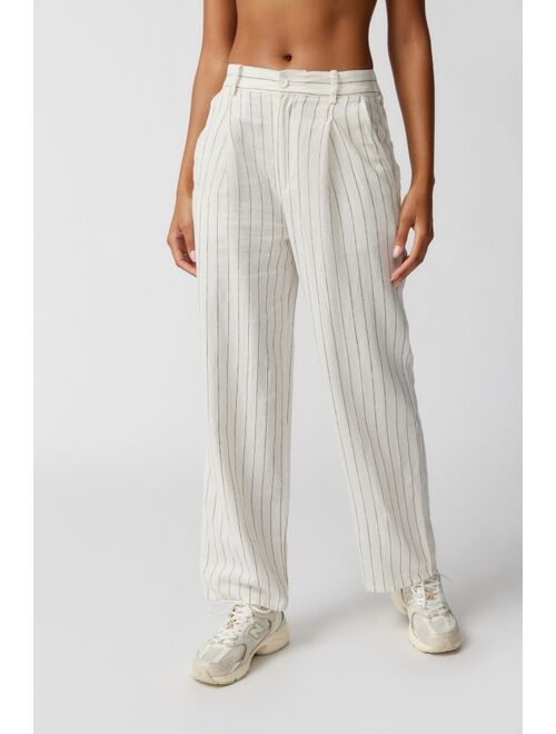 Urban Outfitters UO Helena Linen Trouser Pant
