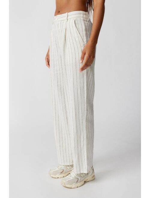 Urban Outfitters UO Helena Linen Trouser Pant