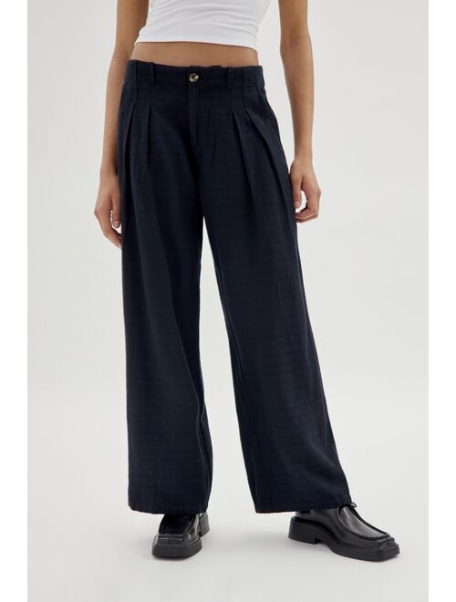 Urban Outfitters UO Martina Linen Trouser Pant