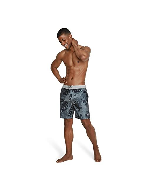 Speedo Men's Swim Trunk Knee Length Boardshort Bondi Printed