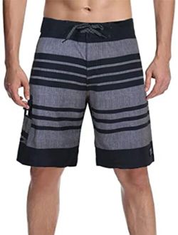 Beautiful Giant Men's Board Shorts Summer Beach Swim Trunks Zipper Pocket with No Mesh Lining
