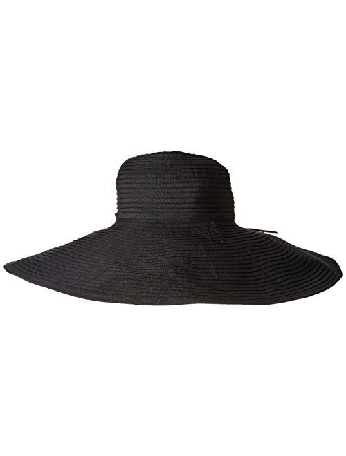 San Diego Hat Co. San Diego Hat Company Womens Large Brim Sun Hat, Adjustable Sun Hat, 7 Brim, Black