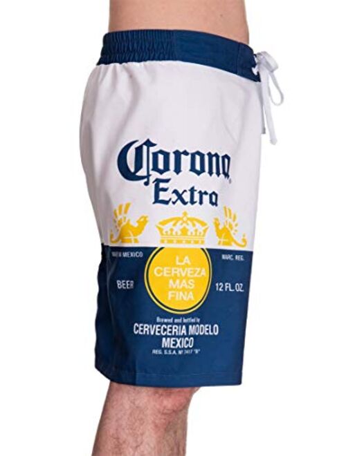 Calhoun Corona Mens Bottle Label Boardshorts