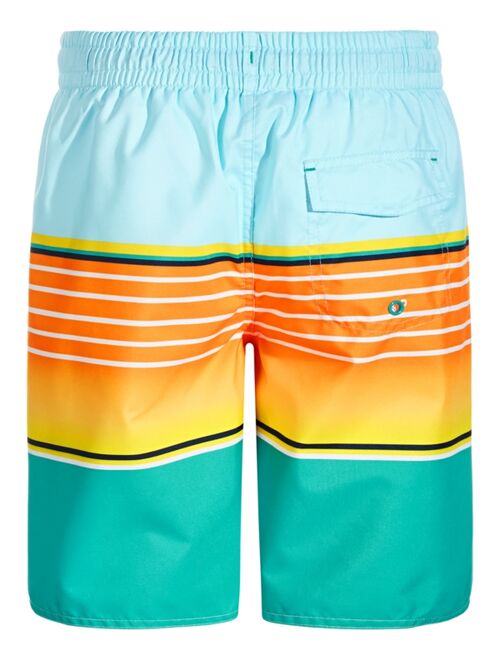 Laguna Big Boys Stripe-Print Swim Shorts