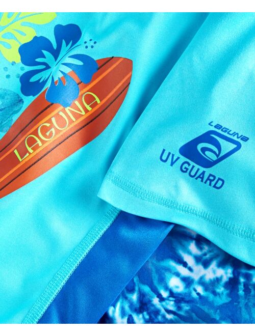 Laguna Toddler Boys 2-Pc. Aloha Rashguard Swim Set