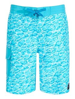 Laguna Big Boys Water-Print Swim Shorts