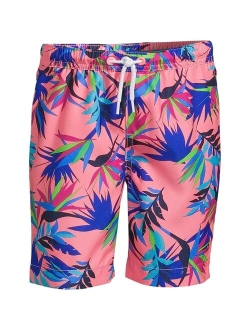 Child Boys Husky Printed Swim Trunks