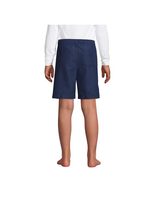 Lands' End Child Boys Solid Swim Trunks