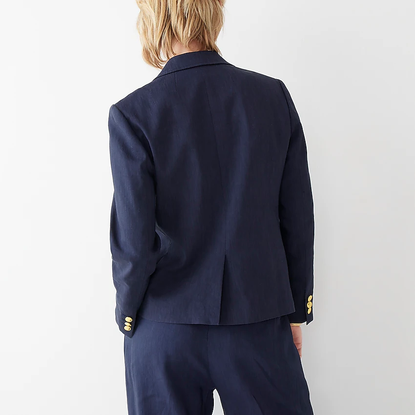 Collection Marie Marot X J.Crew blazer in Italian linen-blend