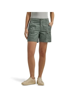Women's Flex-to-go Mid-Rise Relaxed Fit 6" Cargo Short