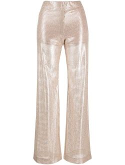 Seventy sequin-embellished trousers