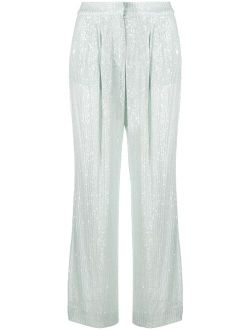 ROTATE sequin-embellished trousers