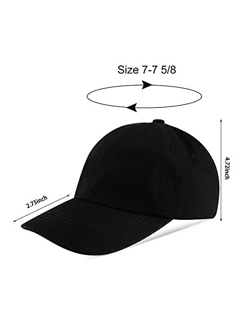 Leotruny Satin Lined Baseball Cap Combats Frizzy Hair Adjustable Dad Hat