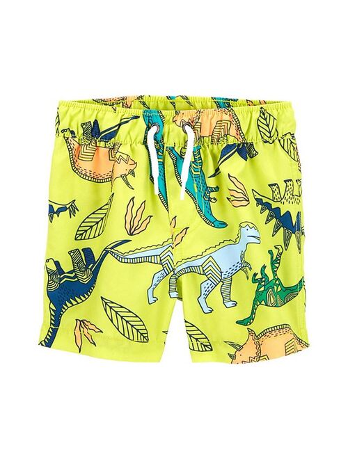 carters Baby Boy Carter's Dinosaur Rash Guard Top & Shorts Swim Set