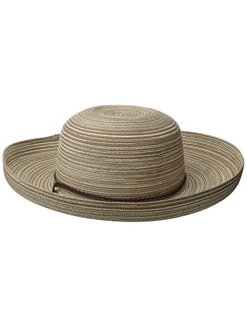 San Diego Hat Co. San Diego Hat Company Women's Mixed Braid Kettle Brim Hat