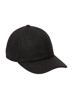 Women's Wool Baseball Hat with Adjustable Back