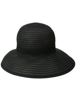 Women's Sun Brim Bow at Back and Contrast Edging