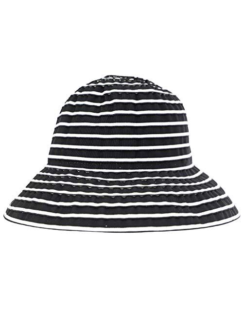 San Diego Hat Co. San Diego Hat Company Women's Ribbon Braid Small Brim Hat - One Size