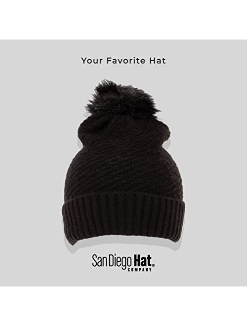 San Diego Hat Company San Diego Hat Co. Womens Cozy Knit Cuffed Skull Cap Beanie