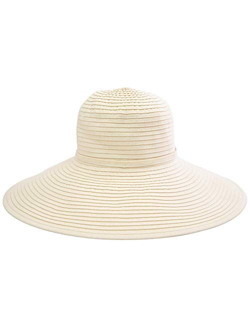 San Diego Hat Co. San Diego Hat Company Women's Ribbon Braid Large Brim Hat - Once Size