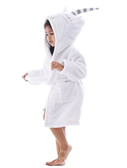 Verabella Boy's Girl's Ultra-Plush Soft Hooded Animal Theme Cover up