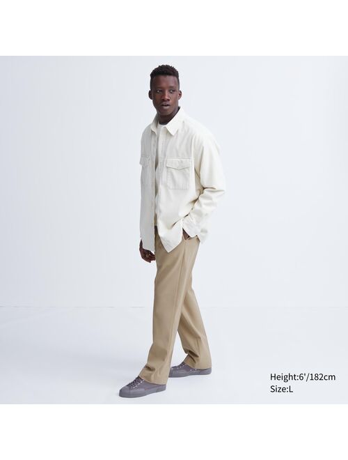 UNIQLO Wide-Fit Pleated Pants
