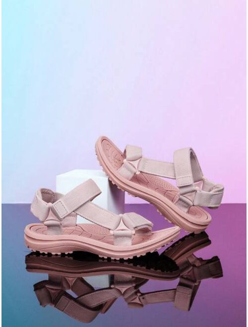 Xiemo Shoes Girls Minimalist Hook-and-loop Fastener Sport Sandals, Sporty Outdoor Sneakers