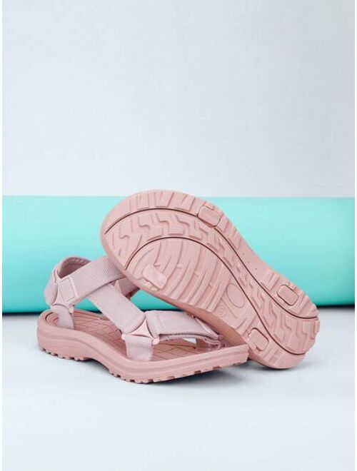 Xiemo Shoes Girls Minimalist Hook-and-loop Fastener Sport Sandals, Sporty Outdoor Sneakers