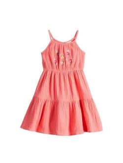 Toddler Girl Jumping Beans Tiered Halter Dress
