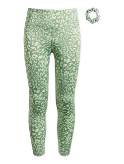 ID IDEOLOGY Big Girls Leopard-Print 7/8 Leggings, Created for Macy's