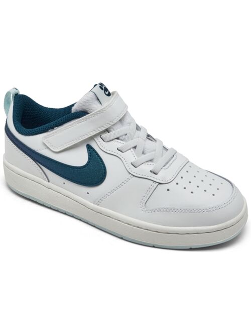 NIKE Little Kids Court Borough Low 2 Se Stay-Put Casual Sneakers from Finish Line