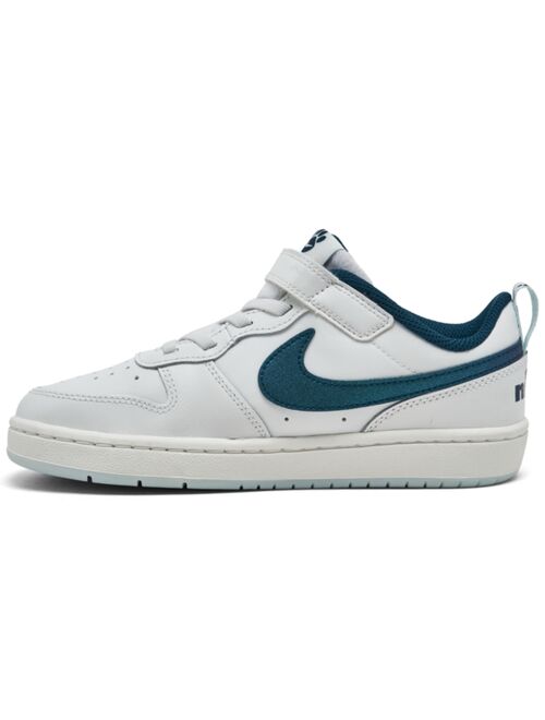 NIKE Little Kids Court Borough Low 2 Se Stay-Put Casual Sneakers from Finish Line