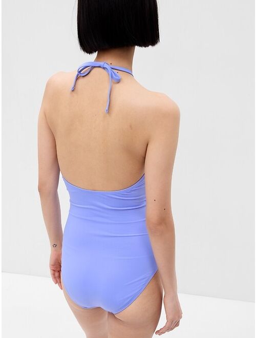 Gap Recycled Halter One-Piece Swimsuit