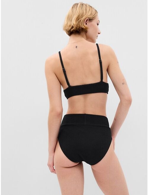 Gap Rib Crossover Bikini Bottom