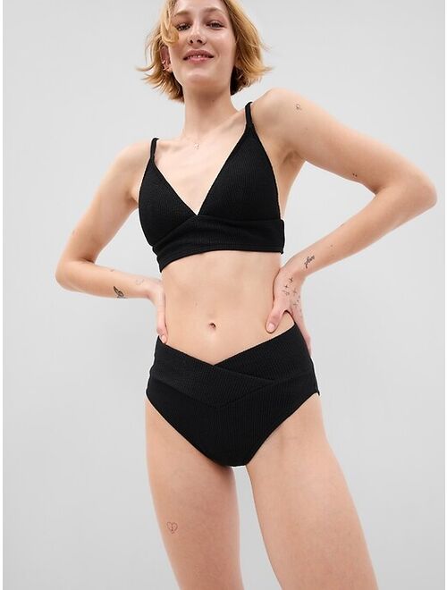 Gap Rib Crossover Bikini Bottom