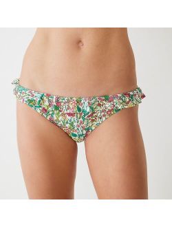 Ruffle bikini bottom in Liberty fabric