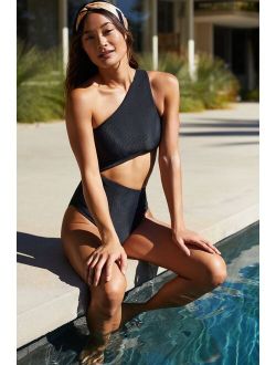 Celina One-Piece Ribbed Cutout Swimsuit