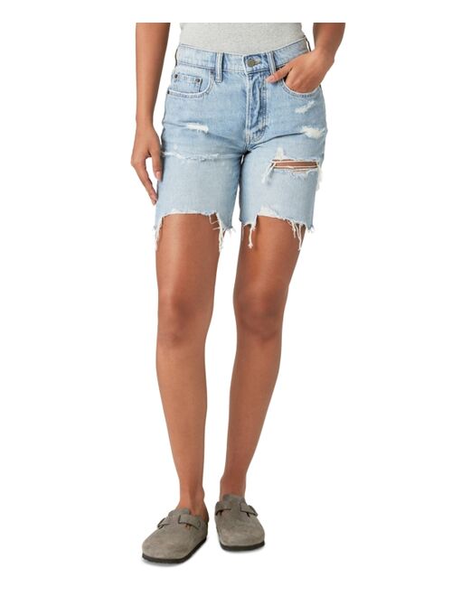 LUCKY BRAND Women's '90s Loose Distressed Denim Shorts