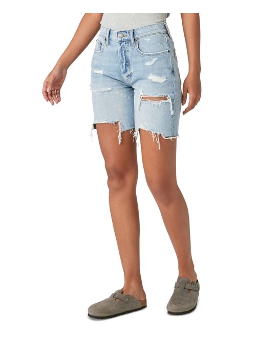 LUCKY BRAND Women's '90s Loose Distressed Denim Shorts