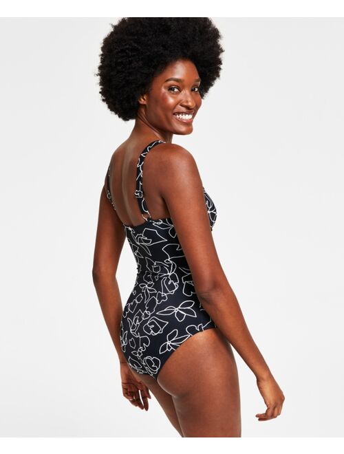 Calvin Klein Women's Starburst One-Piece Swimsuit, Created For Macy's