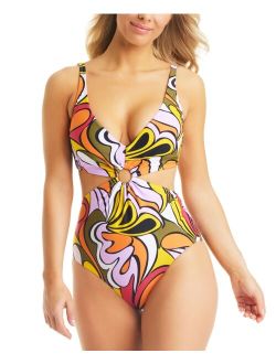 Women's Vibe Check Ring Monokini Swimsuit, Created for Macy's