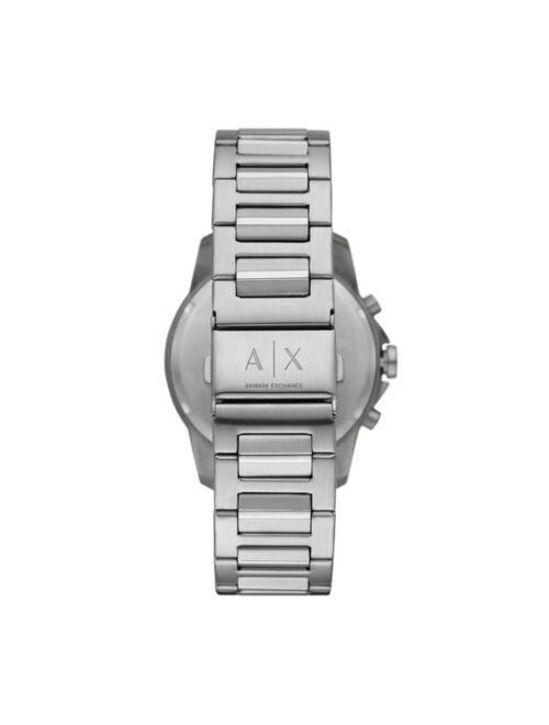 A|X ARMANI EXCHANGE Men's Chronograph Stainless Steel Bracelet Watch 44mm