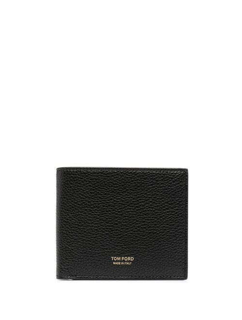 Buy TOM FORD logo-stamp leather wallet online | Topofstyle