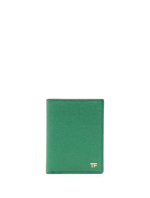 TOM FORD grained leather folded wallet